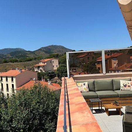 Attique A Banyuls - Vue Mer Et Montagne Eksteriør billede