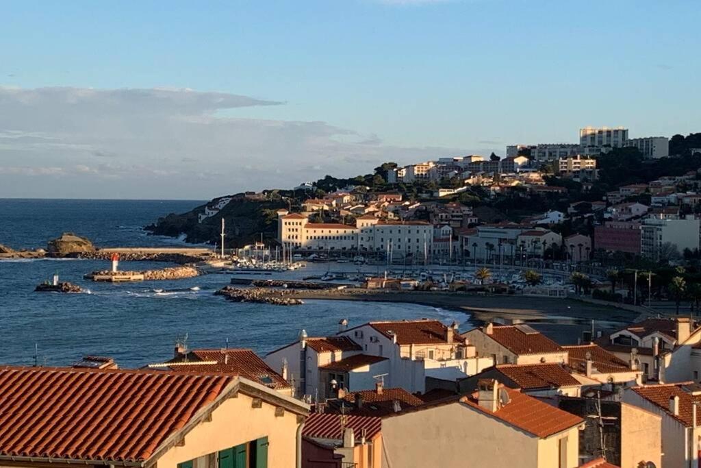 Attique A Banyuls - Vue Mer Et Montagne Eksteriør billede